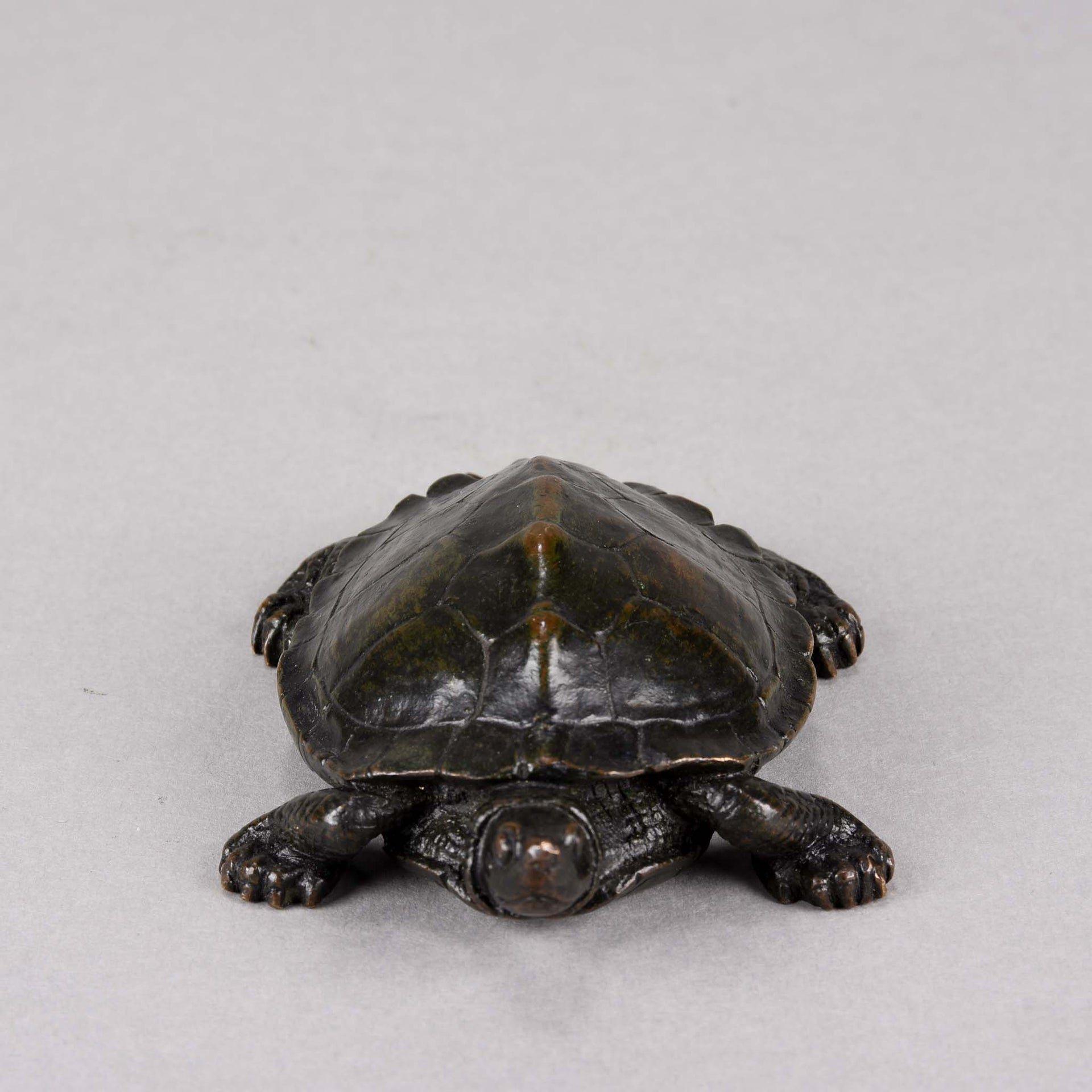 Barye Bronze Tortue - Animalier Bronze Tortoise - Hickmet Fine Arts 