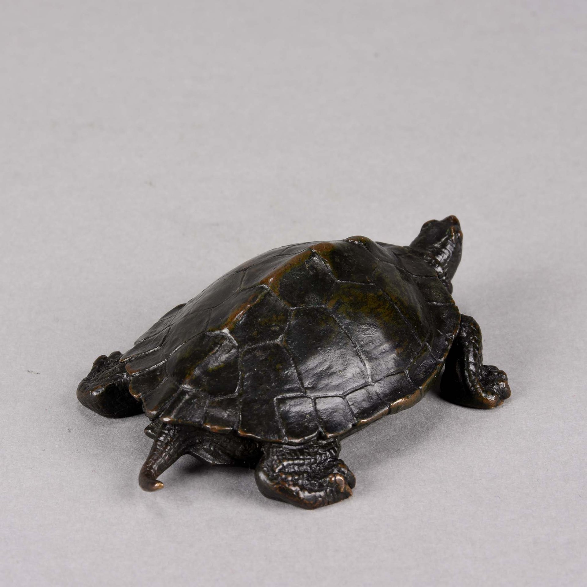 Barye Bronze Tortue - Animalier Bronze Tortoise - Hickmet Fine Arts 