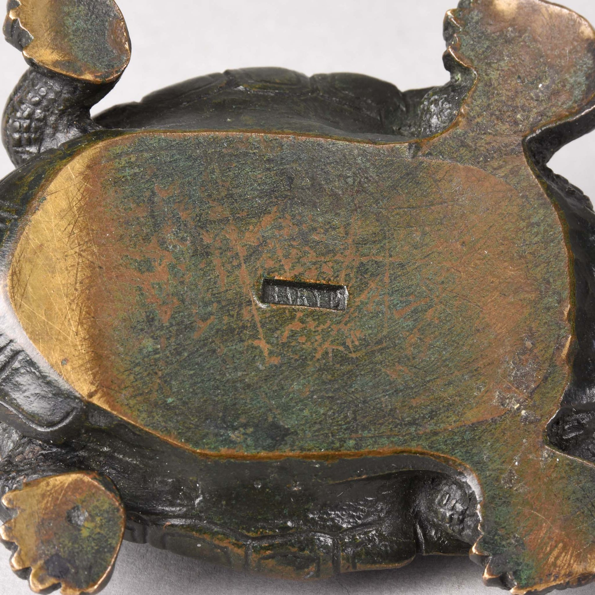 Barye Bronze Tortue - Animalier Bronze Tortoise - Hickmet Fine Arts 