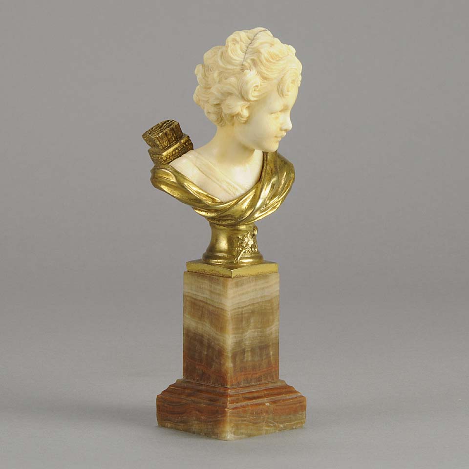 "Bust Of Cupid" by A Léonard