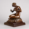 Clerget Bronze - Spinning Wool Art Nouveau Bronze - Hickmet Fine Arts