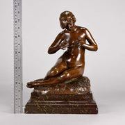 Clerget Bronze - Spinning Wool Art Nouveau Bronze - Hickmet Fine Arts