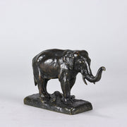 Alfred Barye Elephant - Animalier Bronze - Hickmet Fine Arts