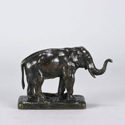 Alfred Barye Elephant - Animalier Bronze - Hickmet Fine Arts