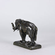 Alfred Barye Elephant - Animalier Bronze - Hickmet Fine Arts