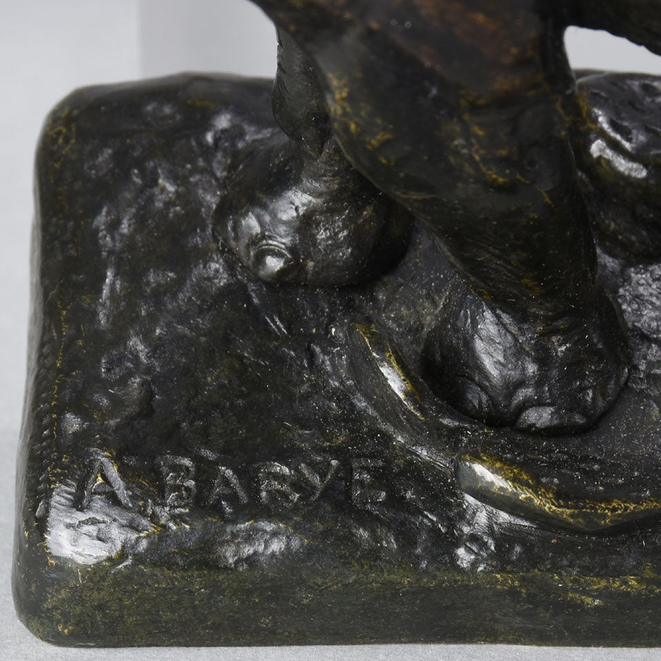 Alfred Barye Elephant - Animalier Bronze - Hickmet Fine Arts