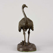 Barye Bronze - Standing Ostrich  - Hickmet Fine Arts