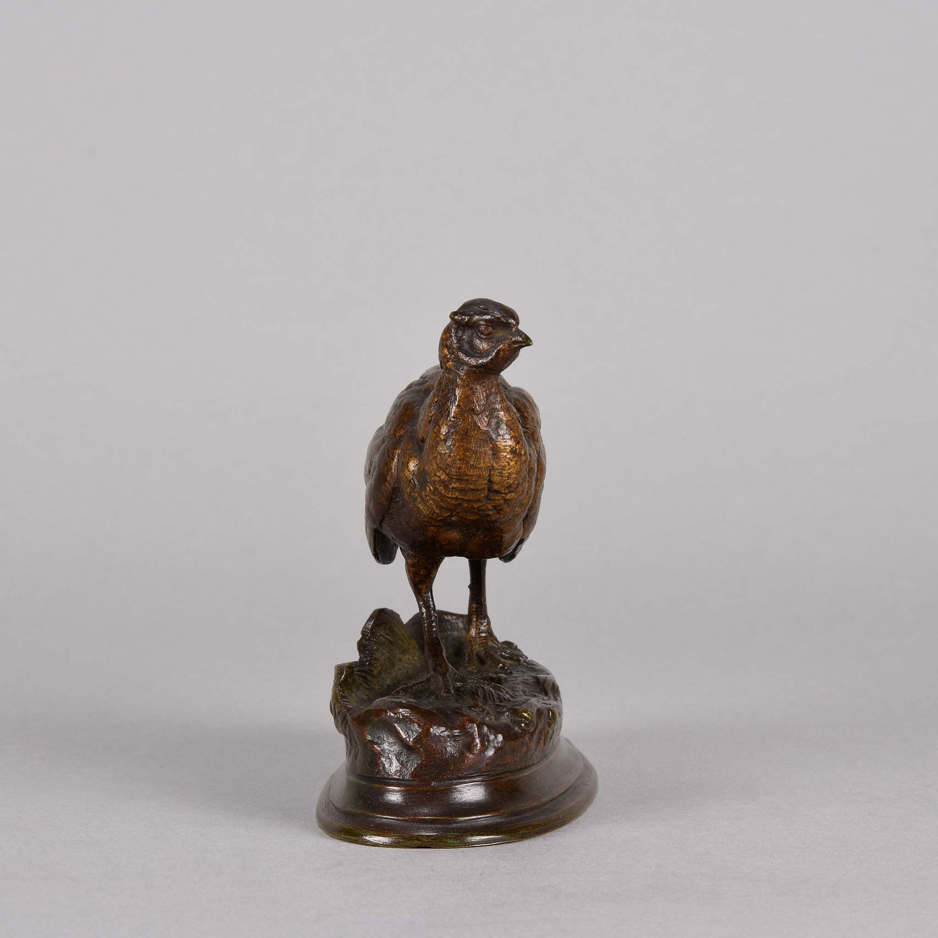 Alfred Barye bronze Pheasant