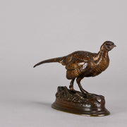 Alfred Barye bronze Pheasant