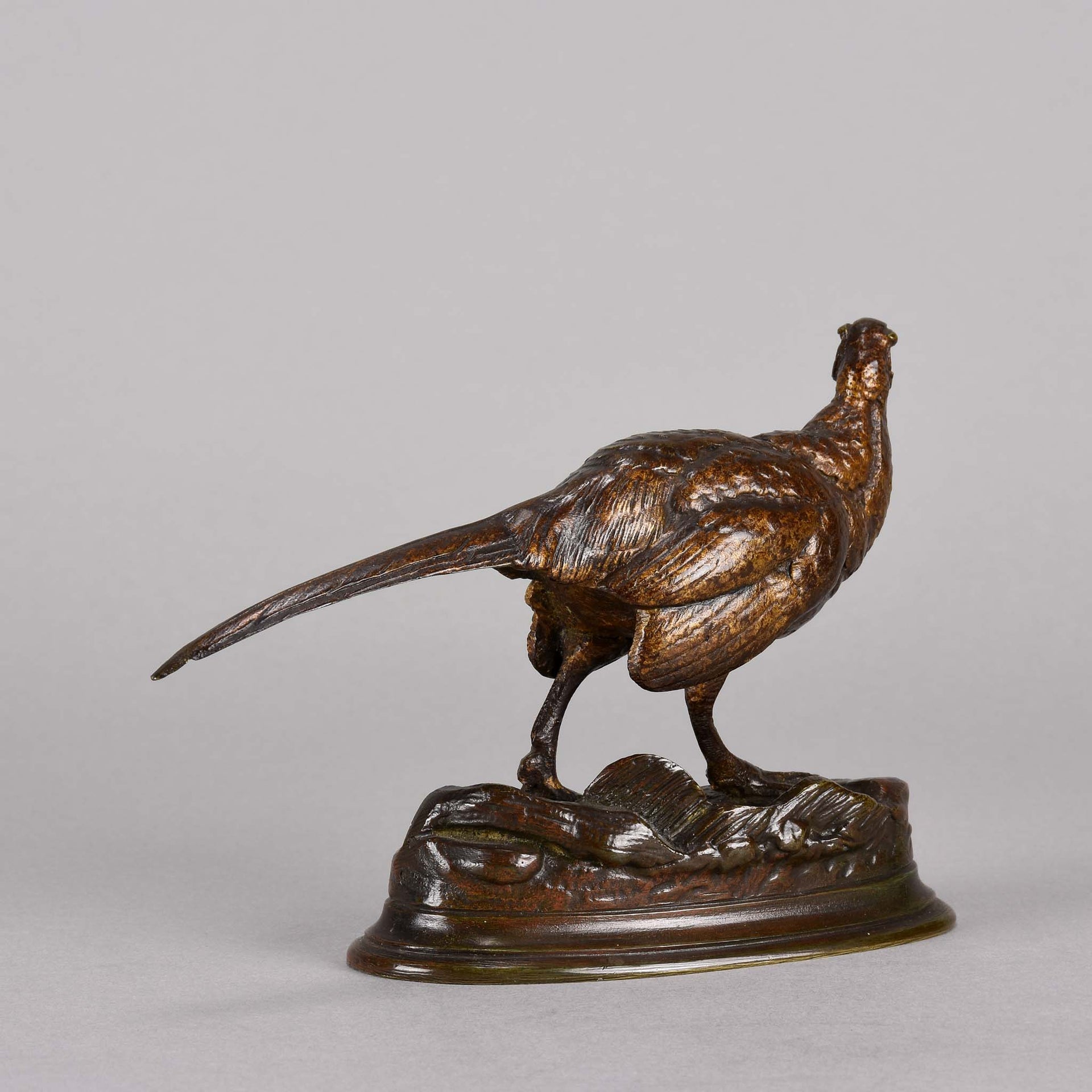 Alfred Barye bronze Pheasant