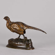 Alfred Barye bronze Pheasant