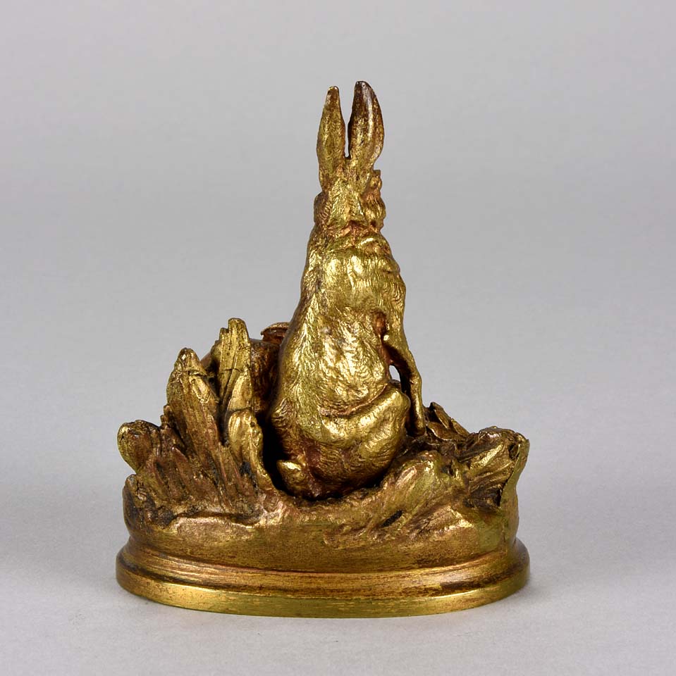 Animalier bronze Dubucand Hares