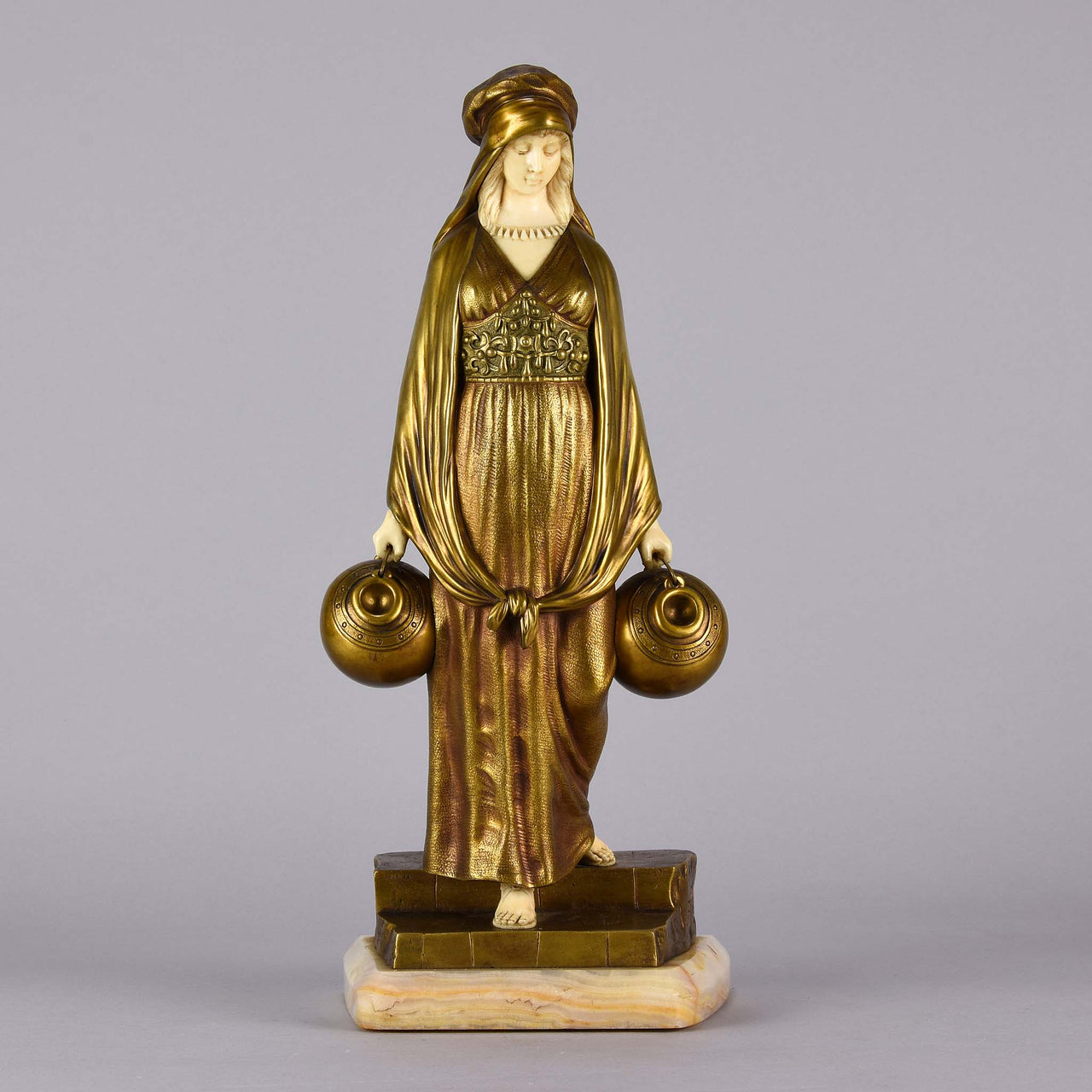 Alonzo bronze and Ivory Arab girl