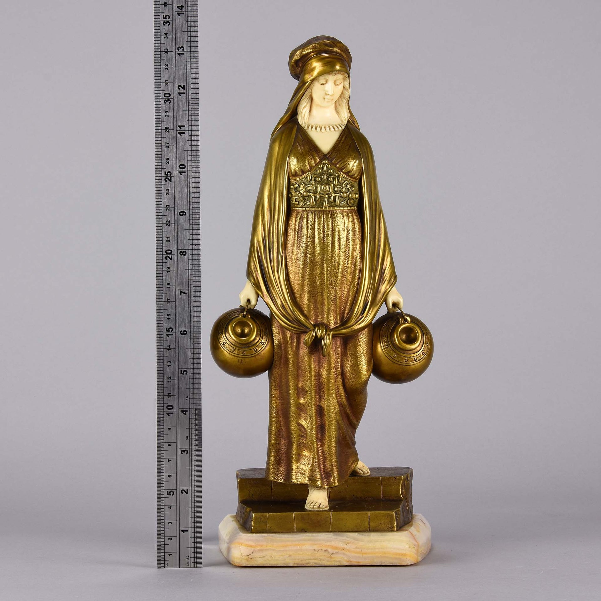 Alonzo bronze and Ivory Arab girl