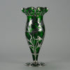 Alvin SIlvered Glass Vase