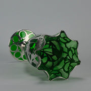 Alvin SIlvered Glass Vase