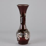 American Glass Slender Silvered Vase - Hickmet Fine Arts