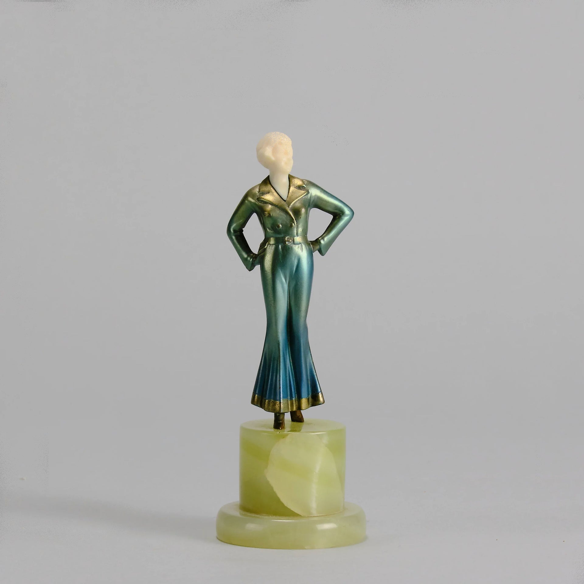 Josef Lorenzl - Anna - Art deco figurines - Art Deco Sculpture - Art Deco Bronze Figurines - Art Deco Bronze Lady - Hickmet Fine Arts