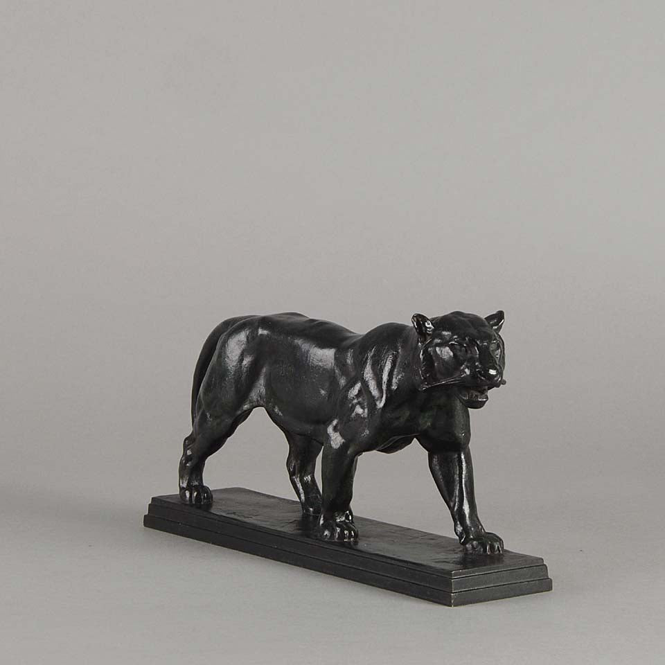 Antoine L Barye Tiger Qui Marche Animalier Bronze