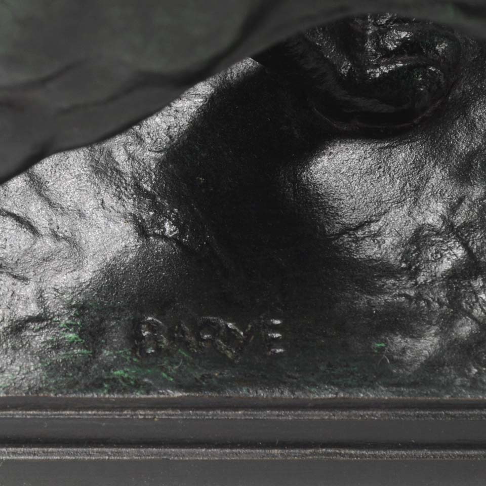 Antoine L Barye Tiger Qui Marche Animalier Bronze