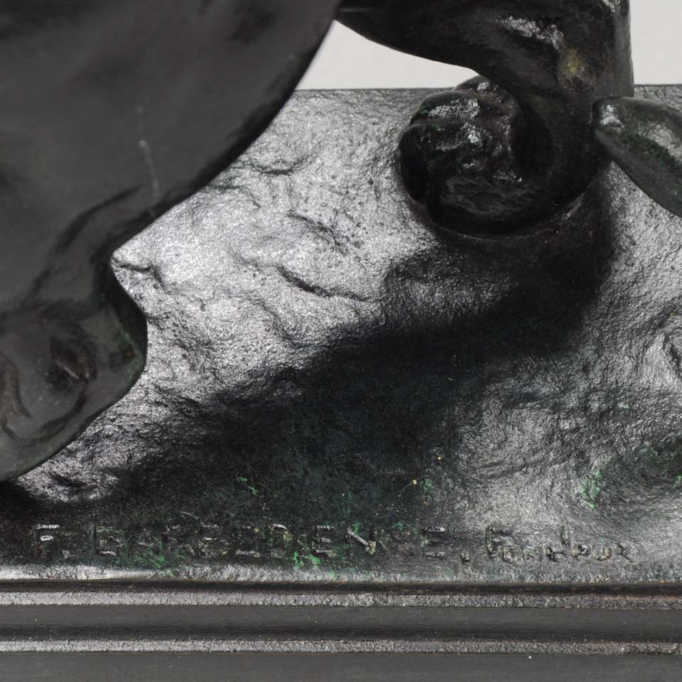 Antoine L Barye Tiger Qui Marche Animalier Bronze