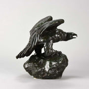 Barye bronze eagle