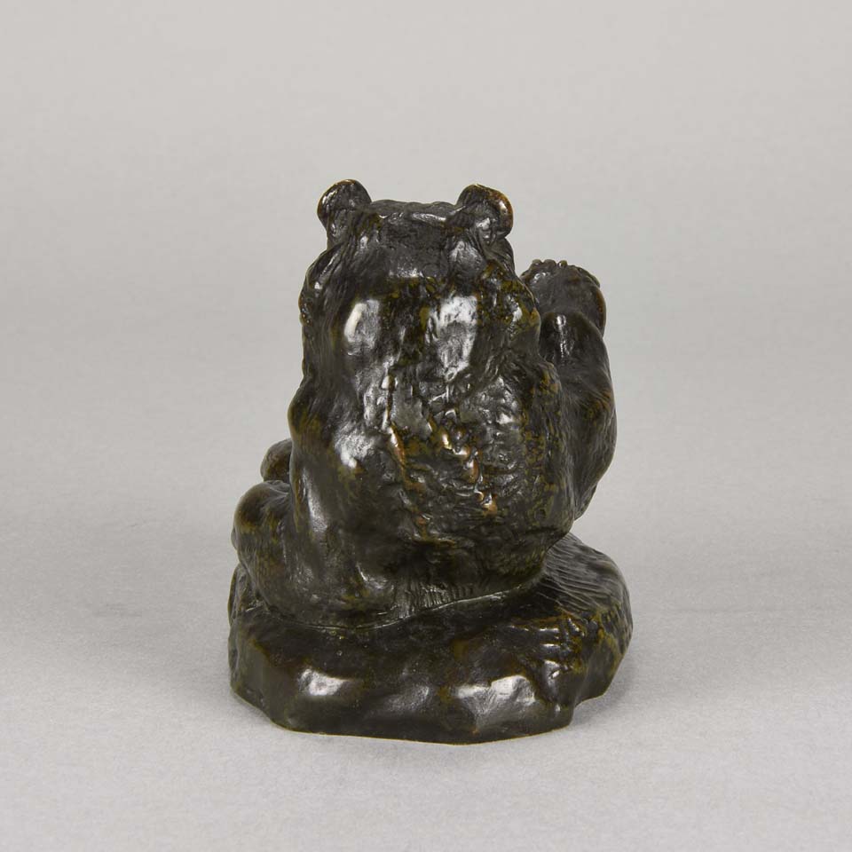 Barye Bear - Animalier Bronze by Antoine L Barye 