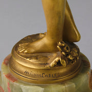 Antique Bronze - La Jeuneuse - Antonin Carles - Bronze statues for sale - Bronze sculptures for sale - Antique bronze statues - Hickmet Fine Arts
