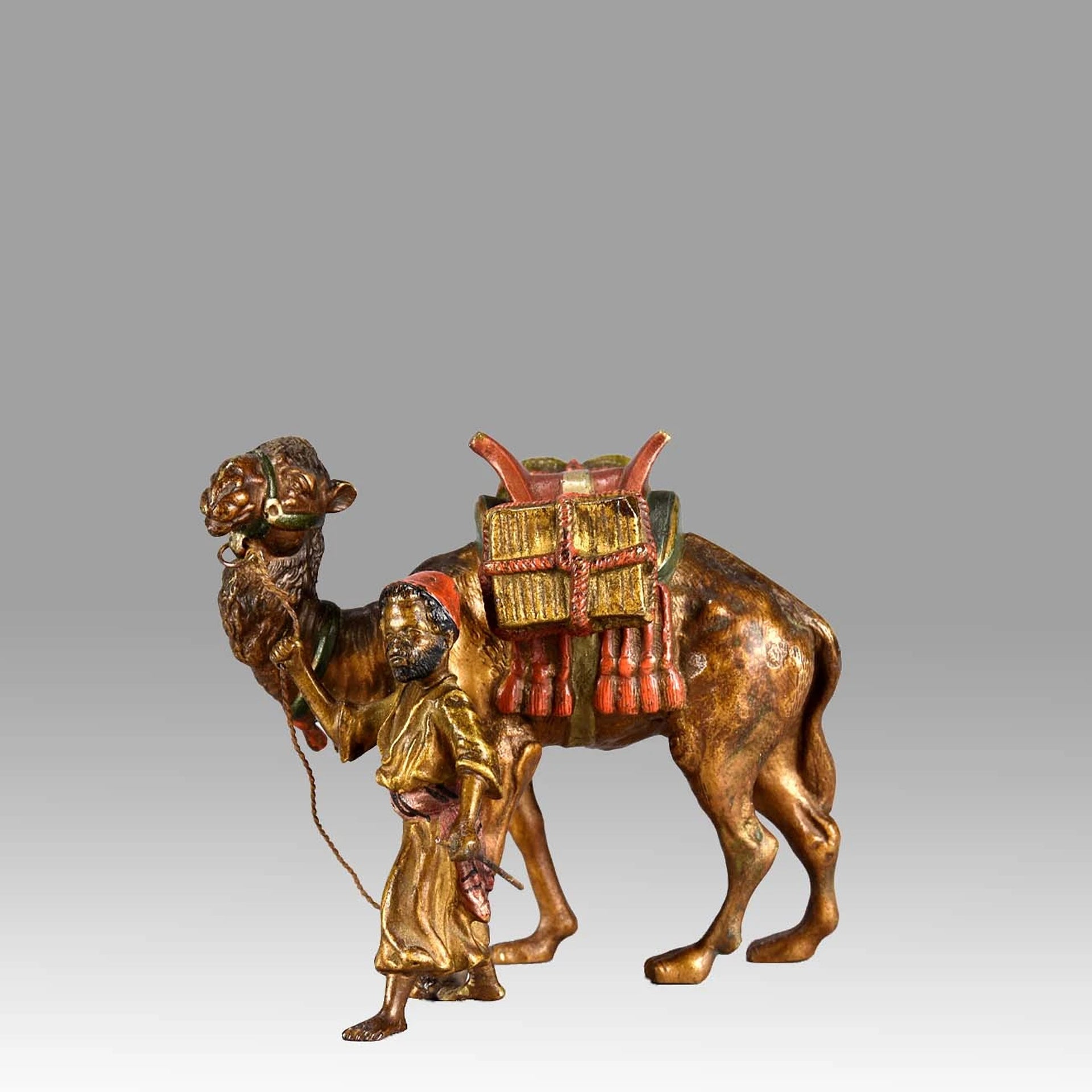 Bergman Arab Tradsman - Franz Bergman Bronze - Hickmet Fine Arts