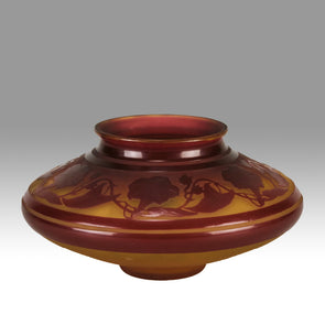 D'Argental Cameo Glass Bowl