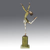 Josef Lorenzl Bronze -  Art Deco Bronze Dancer - Art Deco Sculpture -  Josef Lorenzl Bronze - Hickmet Fine Arts