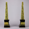 Marble & Onyx - Pair of Art Deco Obelisks - Hickmet Fine Arts 