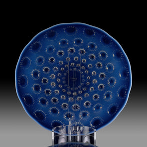 Art Deco Glass - Lalique plate - Asters No.2 - Lalique for sale - Lalique Glass for sale - Rene Lalique Glass - Hickmet Fine Arts