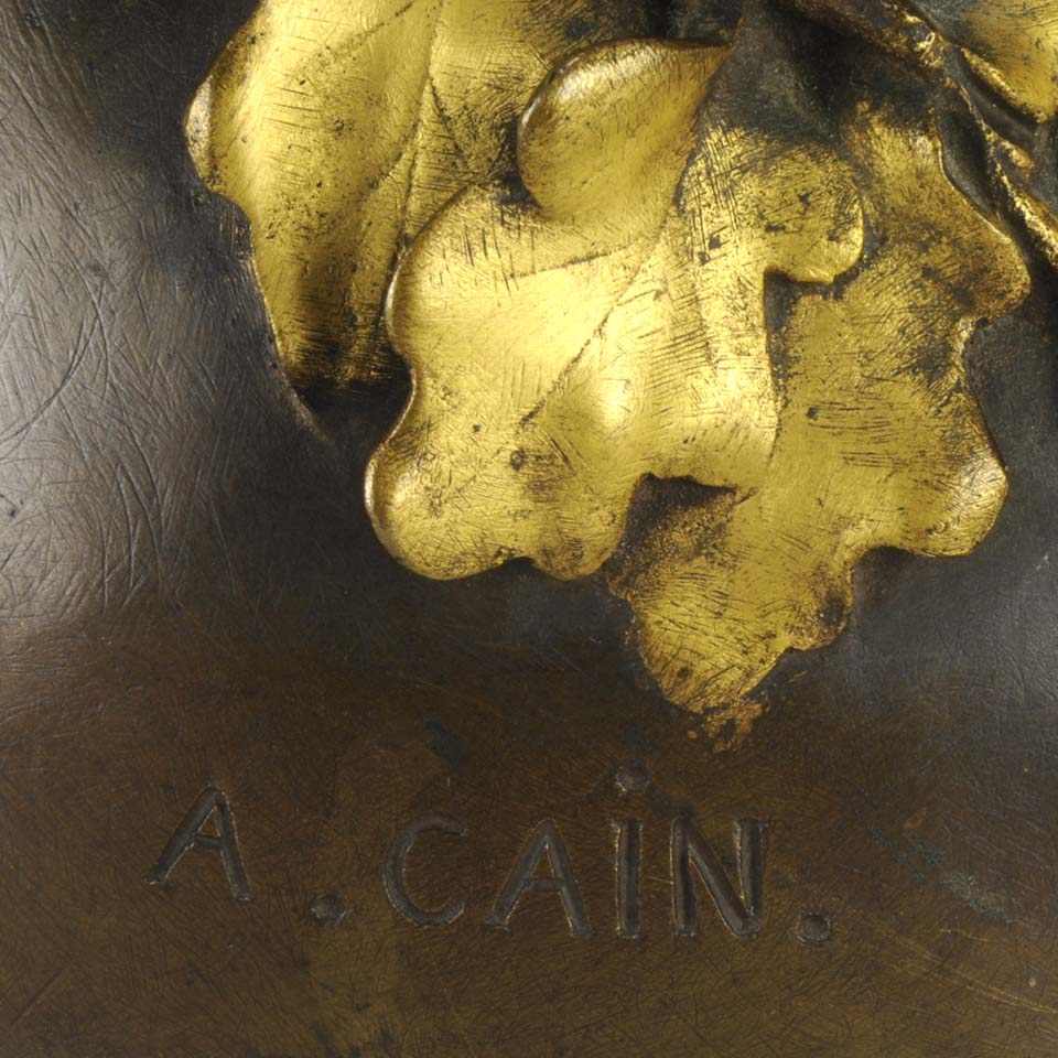 Auguste Cain Bronze Rooster