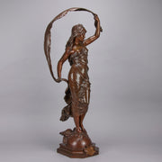 Art Nouveau Auguste Moreau bronze