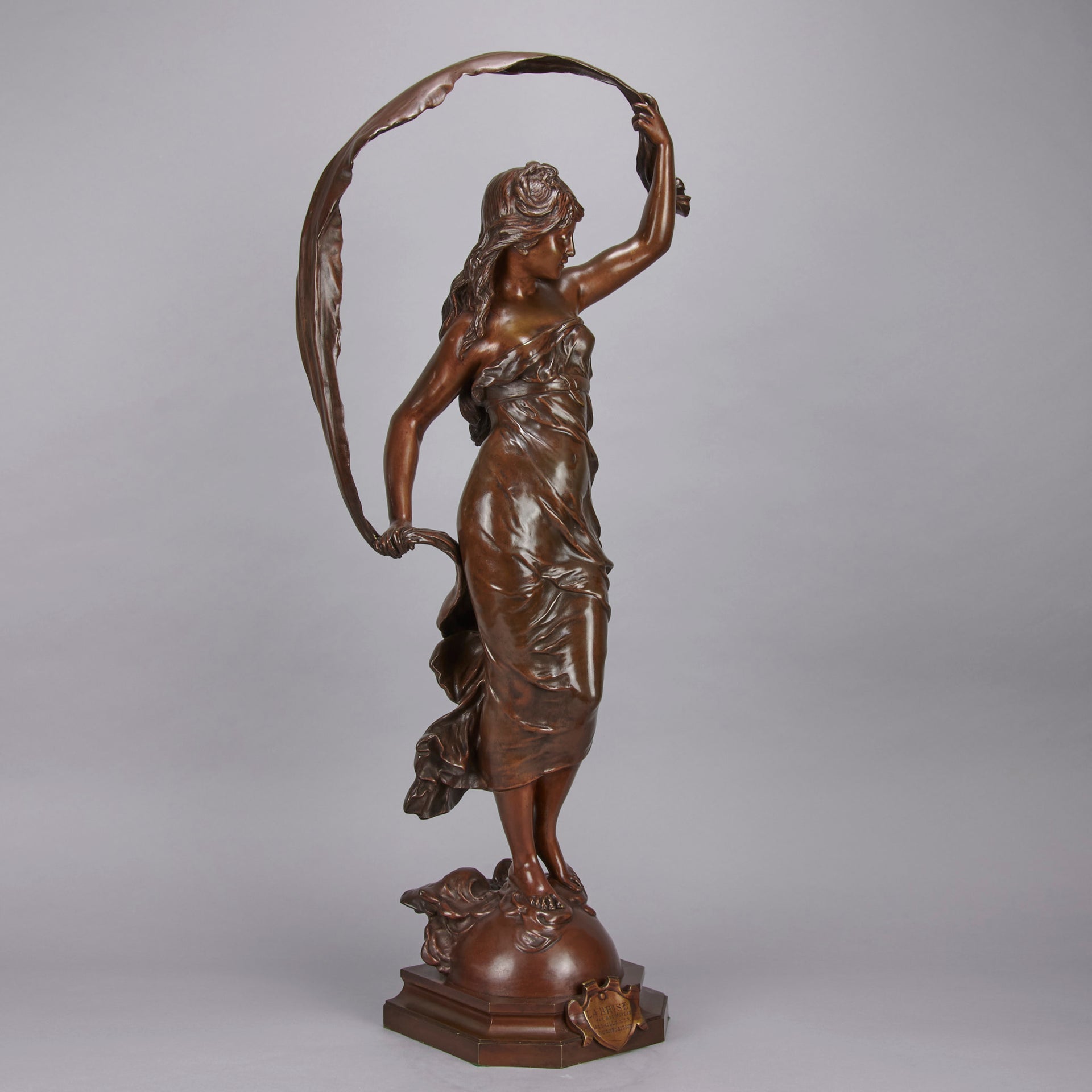 Art Nouveau Auguste Moreau bronze