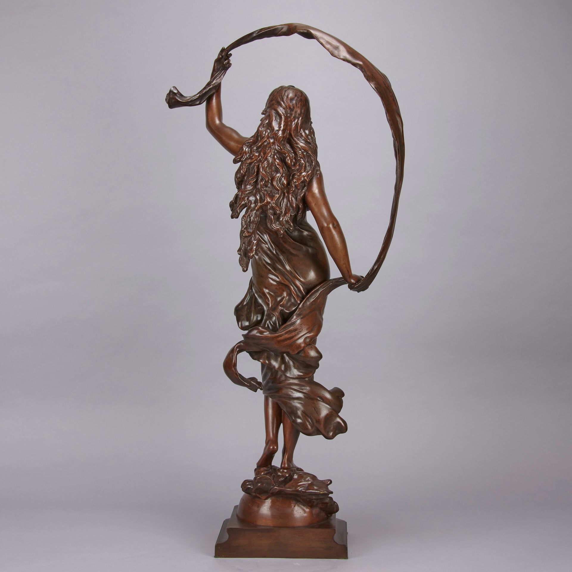 Art Nouveau Auguste Moreau bronze