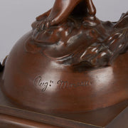 Art Nouveau Auguste Moreau bronze