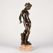 August Moreau Art Nouveau Bronze La Source 
