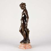 August Moreau Art Nouveau Bronze La Source 
