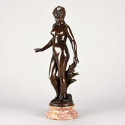 August Moreau Art Nouveau Bronze La Source 
