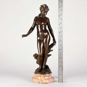 August Moreau Art Nouveau Bronze La Source 