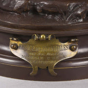 Auguste Moureau Art Nouveau Bronze Figure