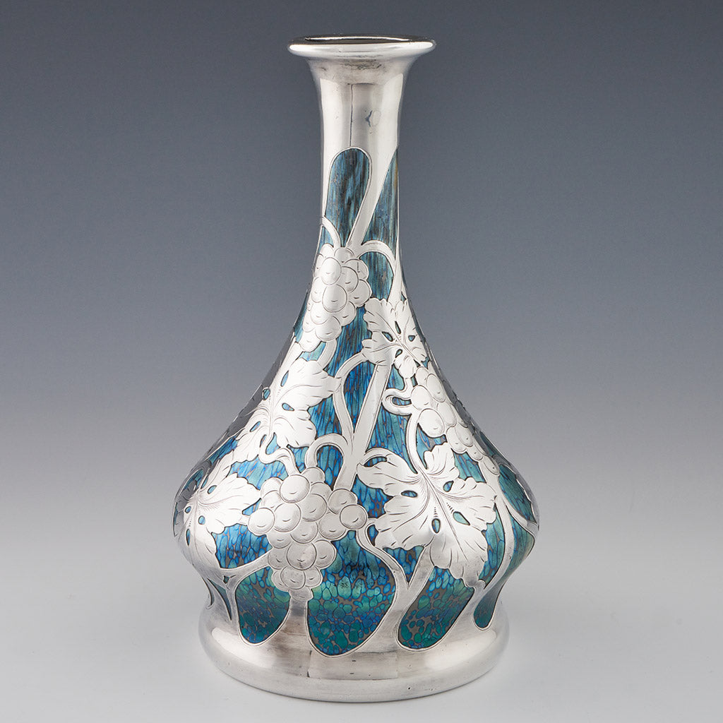 Loetz Cobalt Papillon Vase