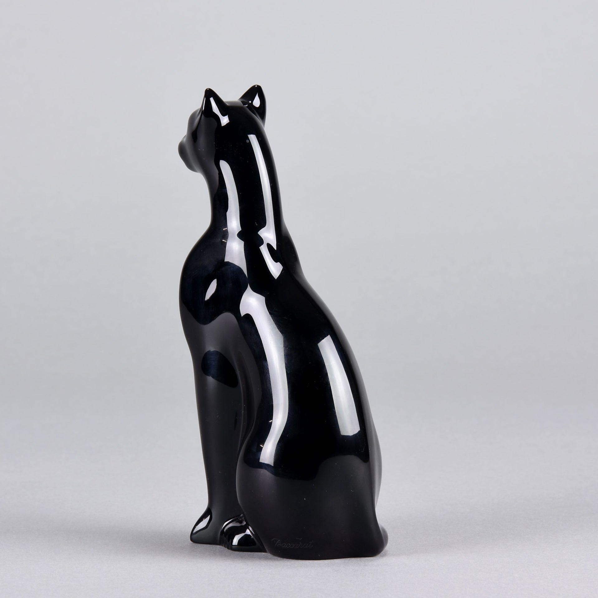 Baccarat Glass - Bacarrat Cat - Hickmet Fine Arts