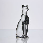 Baccarat Glass - Bacarrat Seated Cat - Hickmet Fine Arts