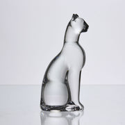 Baccarat Glass - Bacarrat Seated Cat - Hickmet Fine Arts