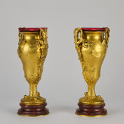 Barbedienne Bronze Vases - Antique Bronze - Hickmet Fine Arts 