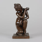 Ferdinand Barbedienne Bronze - Kneeling Venus - Antique Bronze - Hickmet Fine Arts 