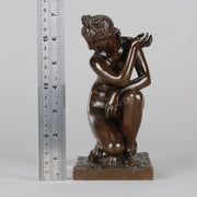 Ferdinand Barbedienne Bronze - Kneeling Venus - Antique Bronze - Hickmet Fine Arts 